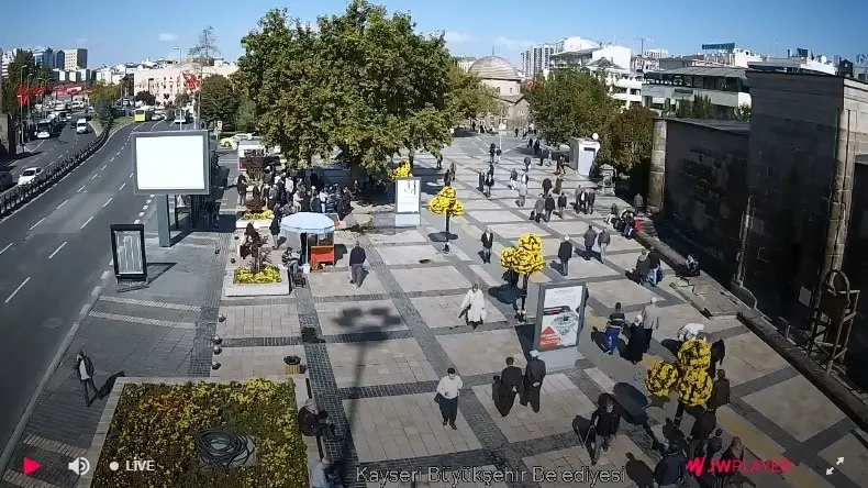 Kayseri Hunat Hatun Külliyesi Canlı Mobese