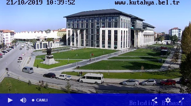 Kütahya Belediye Binası Canlı Mobese İzle