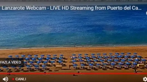 Lanzarote Plajı Canlı Mobese İzle