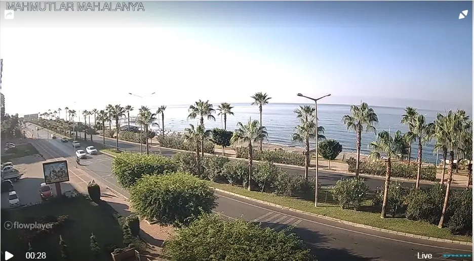 Antalya Alanya Mahmutlar Sahili Canlı Mobese
