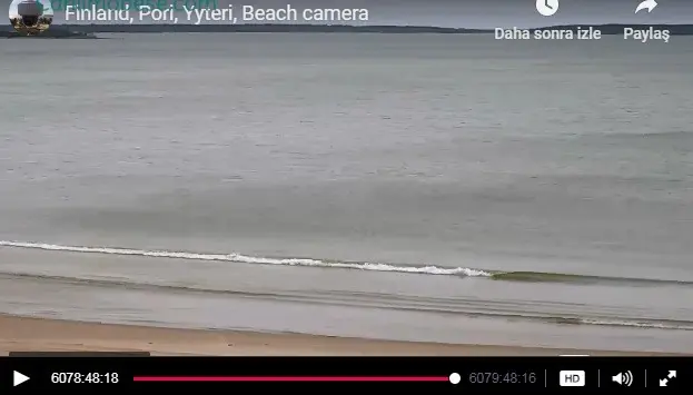 Finlandiya Pori Plajı Canlı Mobese İzle