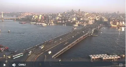 Eminönü Galata Köprüsü Canlı Mobese İzle