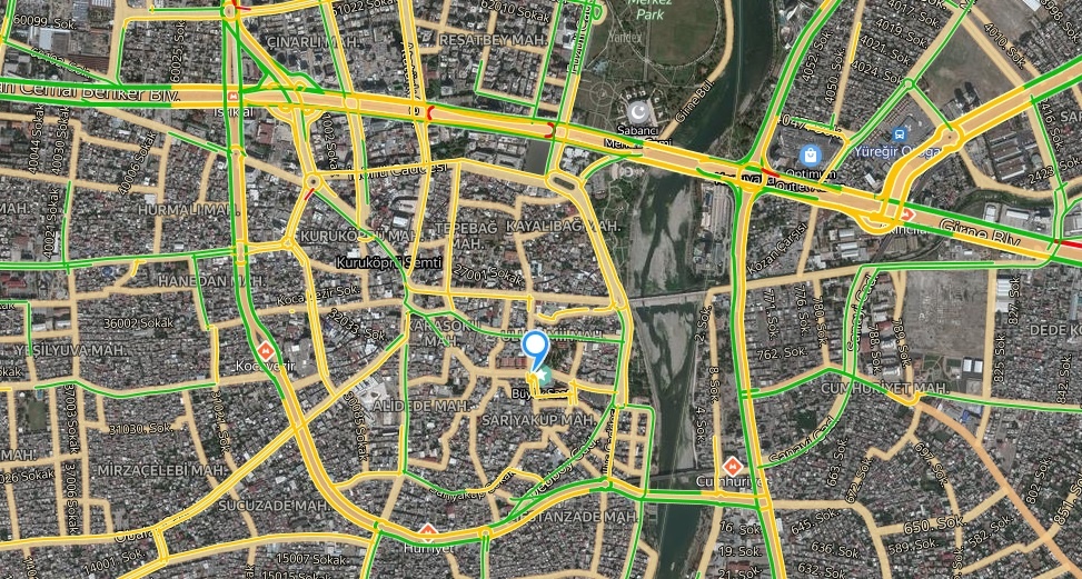 Adana Seyhan Trafik Durumu Yol Durumu