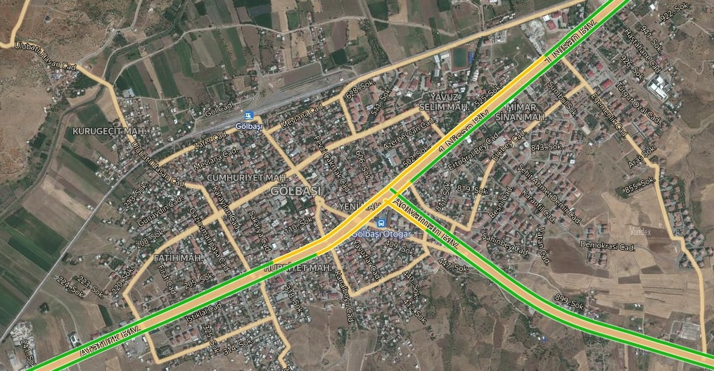 Adıyaman Gölbaşı Trafik Durumu Yol Durumu