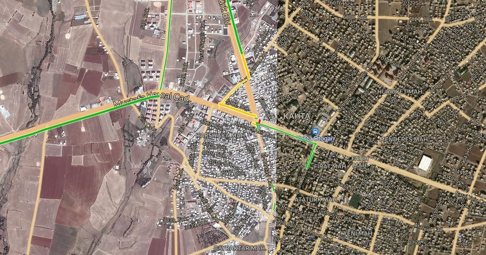 Adıyaman Kahta Trafik Durumu Yol Durumu