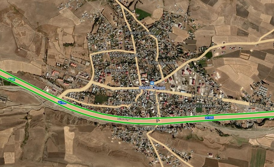 Ağrı Eleşkirt Trafik Durumu Yol Durumu