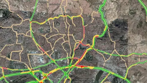 Ankara Keçiören Trafik Durumu Yol Durumu