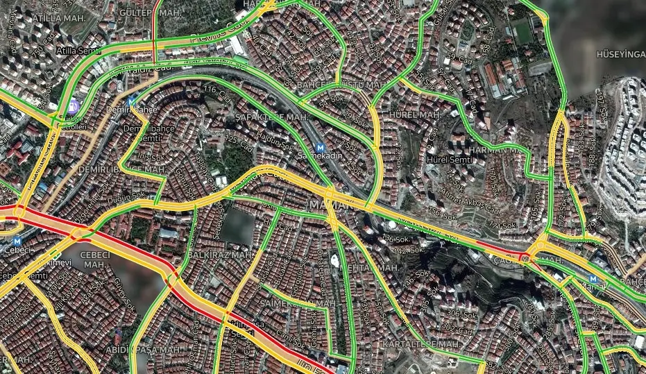 Ankara Mamak Trafik Durumu Yol Durumu