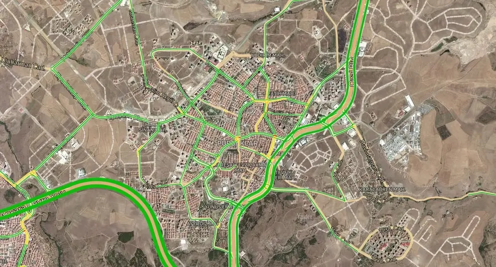 Ankara Pursaklar Trafik Durumu Yol Durumu