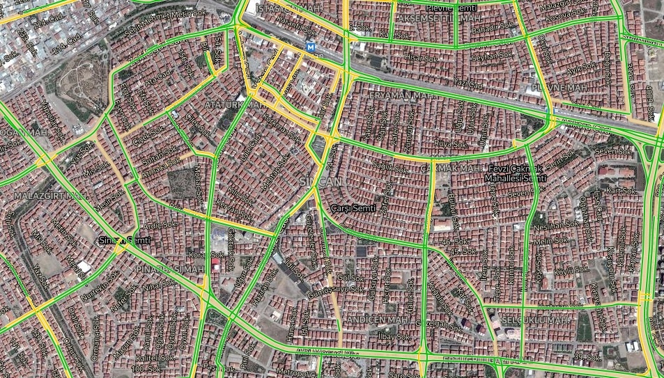 Ankara Sincan Trafik Durumu Yol Durumu