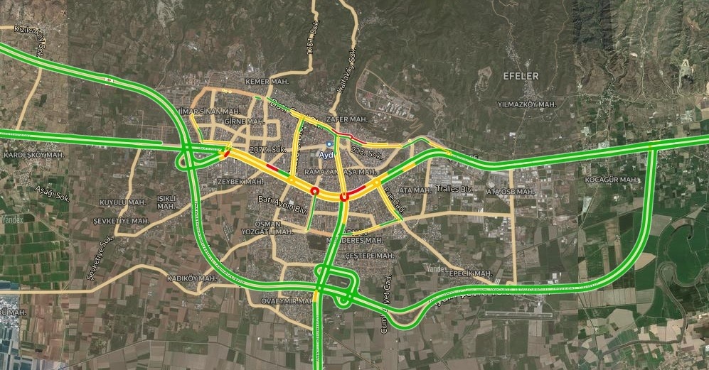 Aydın Trafik Durumu Yol Durumu