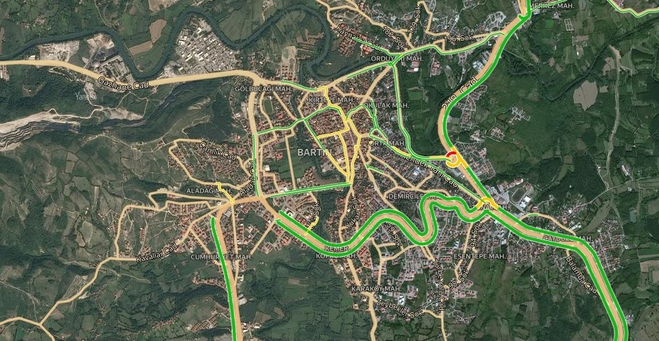 Bartın Trafik Durumu Yol Durumu