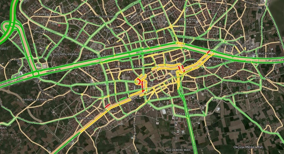 Bolu Trafik Durumu Yol Durumu