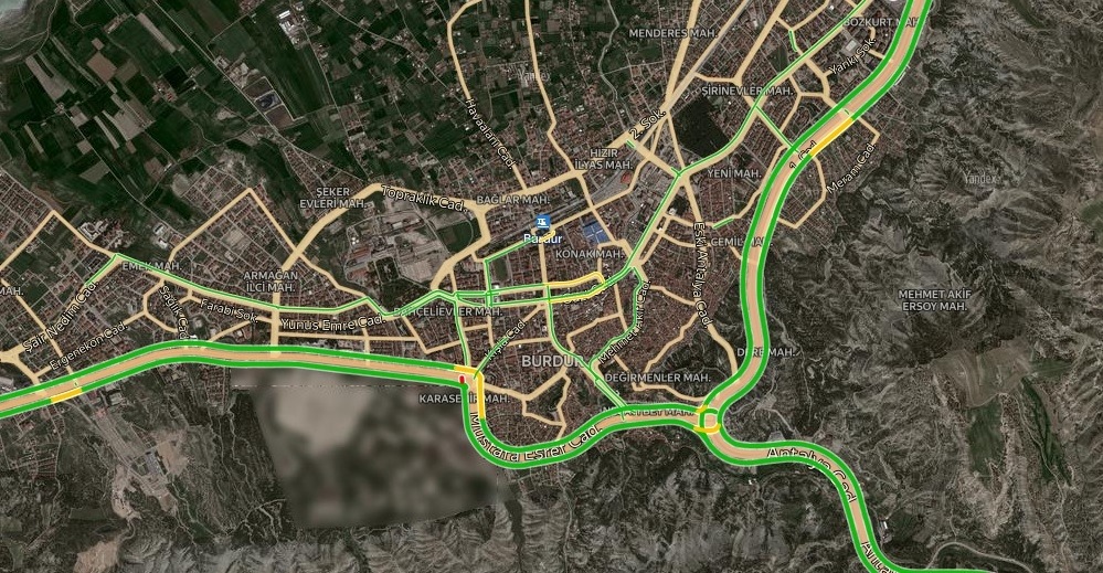 Burdur Trafik Durumu Yol Durumu