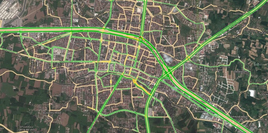 Düzce Trafik Durumu Yol Durumu