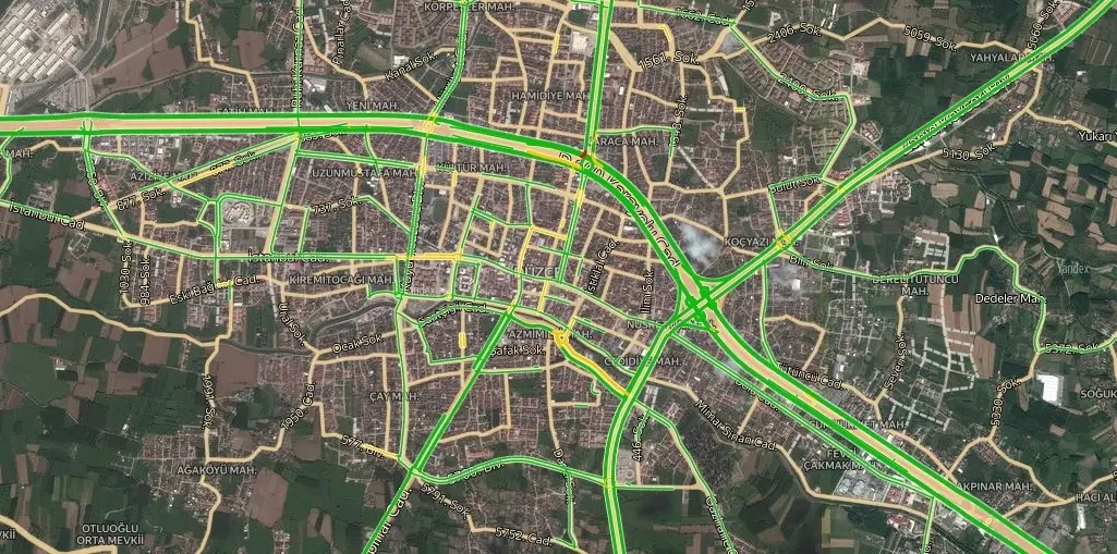 Düzce Trafik Durumu Yol Durumu