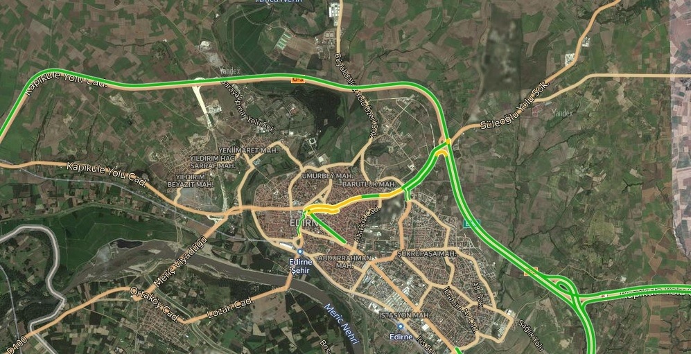 Edirne Trafik Durumu Yol Durumu