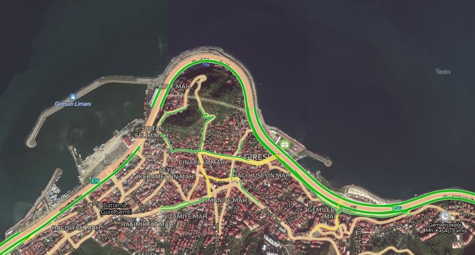 Giresun Trafik Durumu Yol Durumu