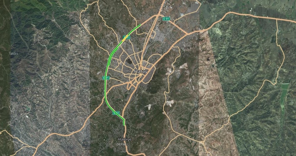 Hatay Trafik Durumu Yol Durumu