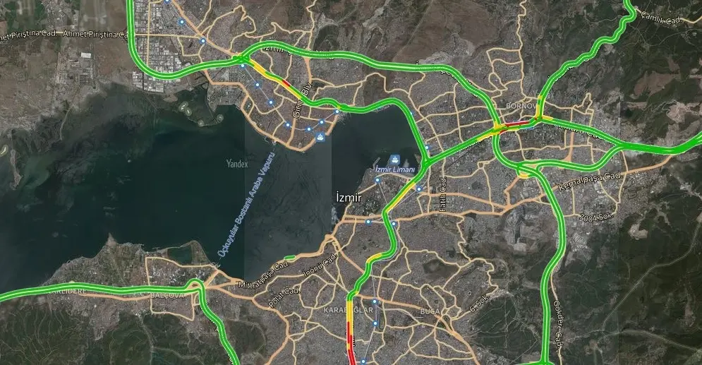 İzmir Trafik Durumu Yol Durumu