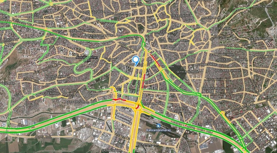 Kahramanmaraş Trafik Durumu