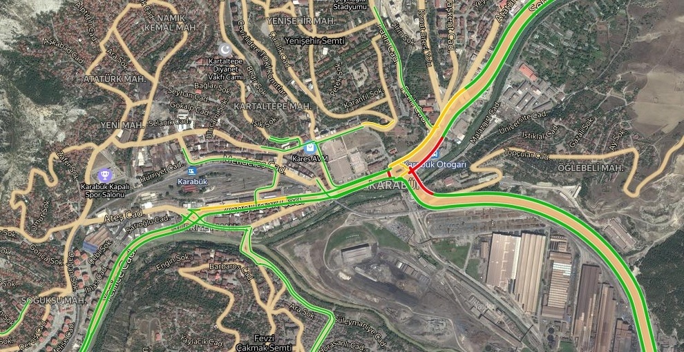 Karabük Trafik Durumu