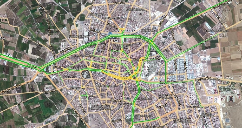 Karaman Trafik Durumu