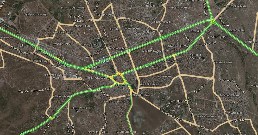 Kayseri Trafik Durumu