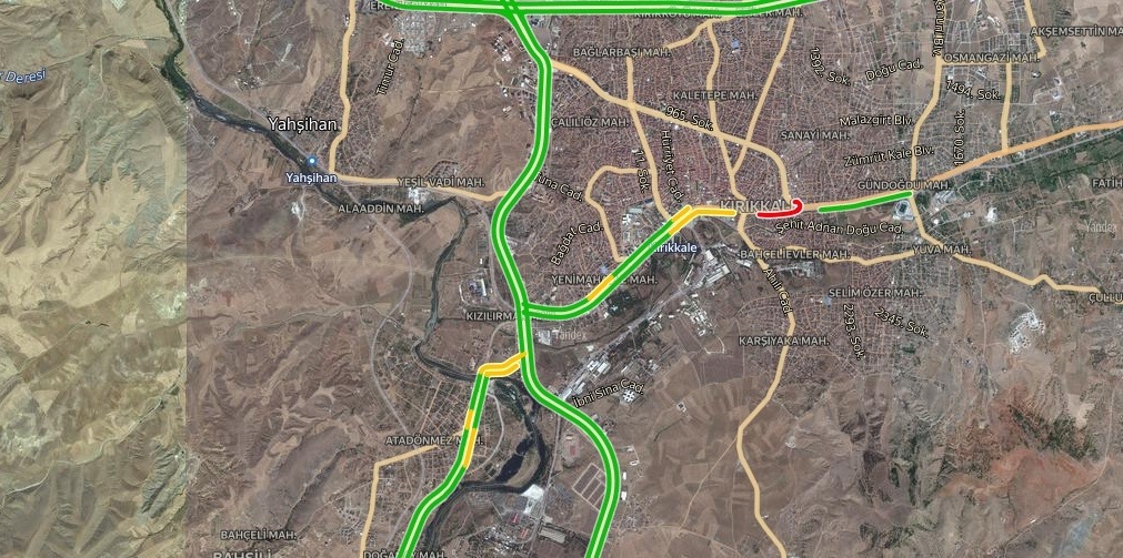 Kırıkkale Trafik Durumu Yol Durumu