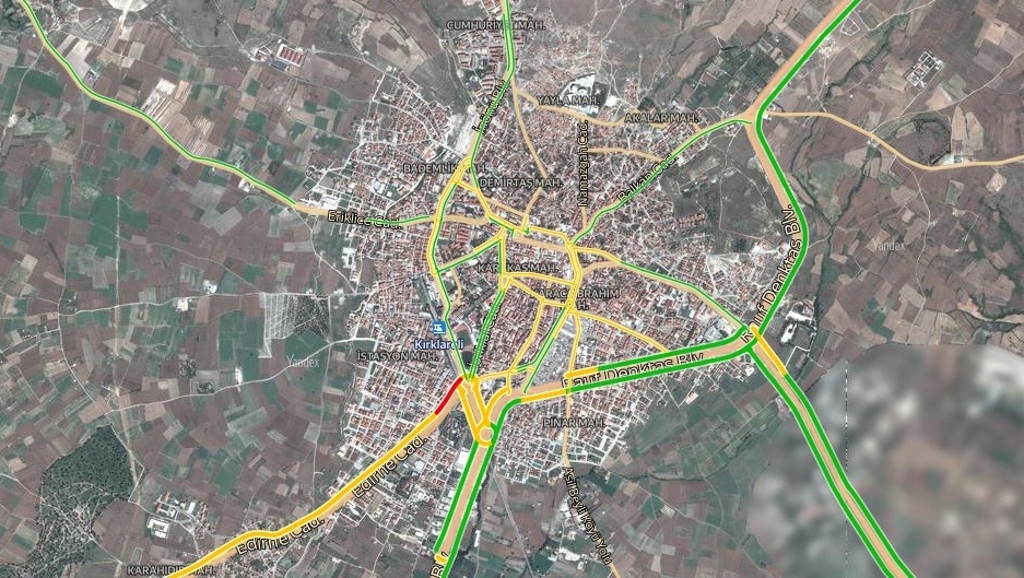 Kırklareli Trafik Durumu Yol Durumu