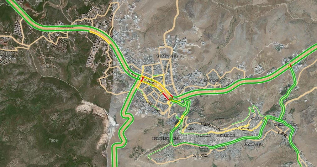 Mardin Trafik Durumu Yol Durumu