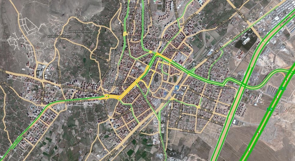 Niğde Trafik Durumu Yol Durumu