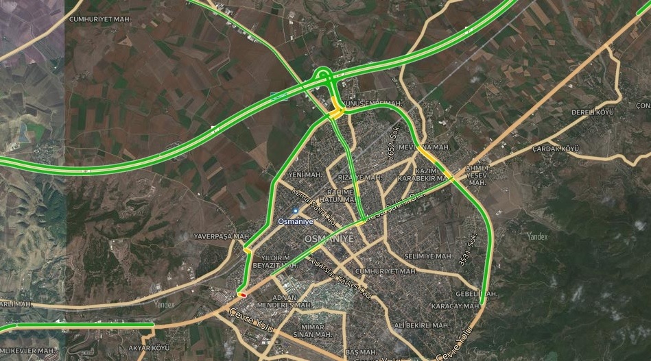 Osmaniye Trafik Durumu Yol Durumu