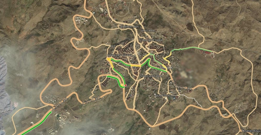Şırnak Trafik Durumu