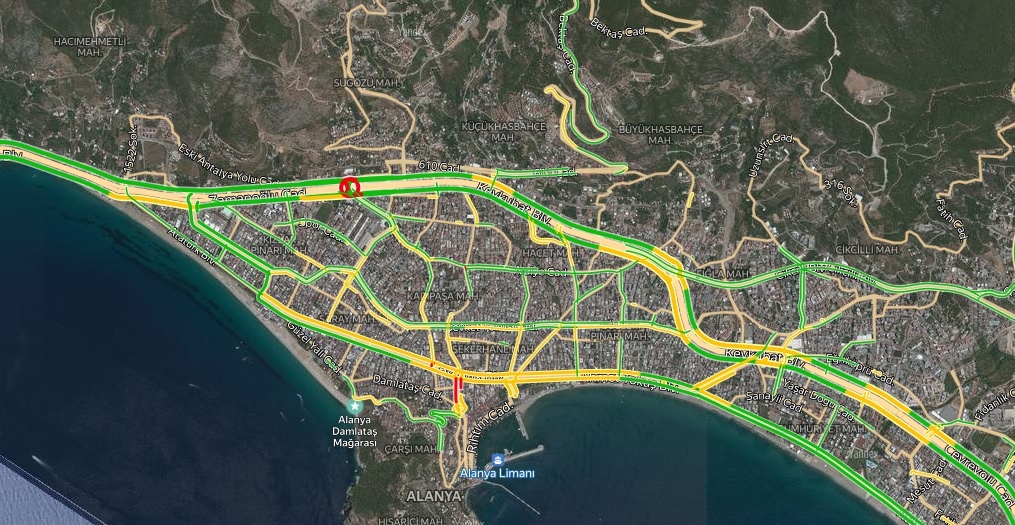 Antalya Alanya Trafik Durumu