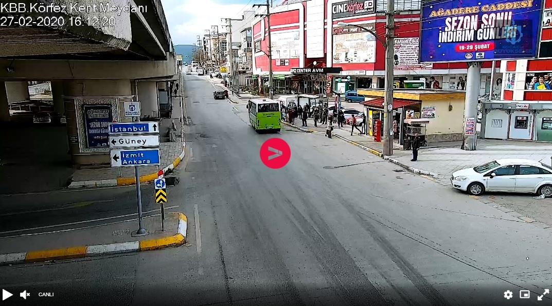 Kocaeli Körfez Kent Meydanı Canlı Mobese İzle
