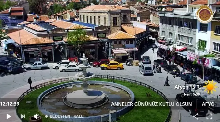 Afyon Kalesi Canlı Mobese İzle