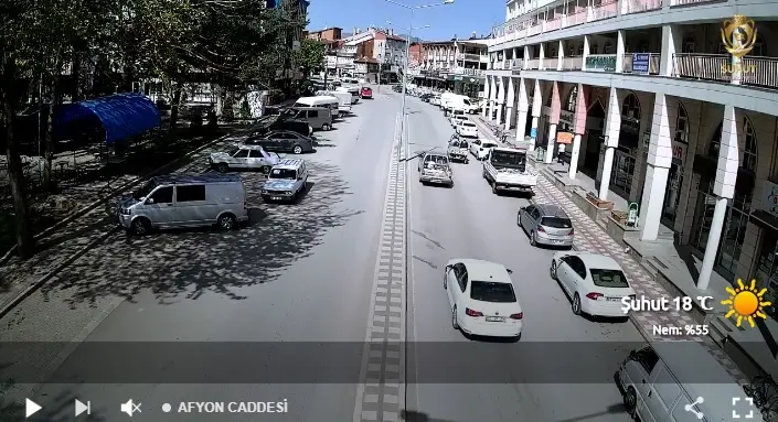 Şuhut Afyon Caddesi Canlı Mobese İzle