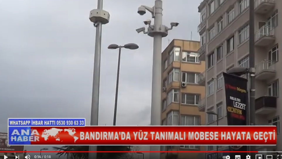 Bandırma Yüz Tanıma Sistemli Mobese Kameraları İle İzleniyor