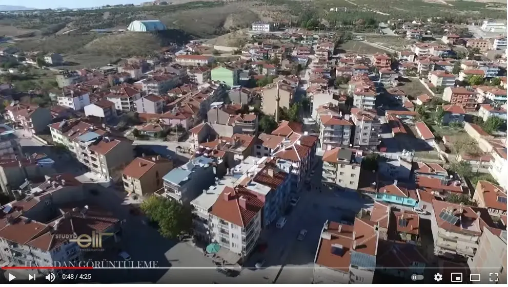 Afyon emirdağ Havadan Kamera