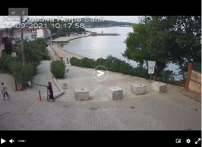 Kocaeli Kerpe Sahili Canlı Mobese İzle