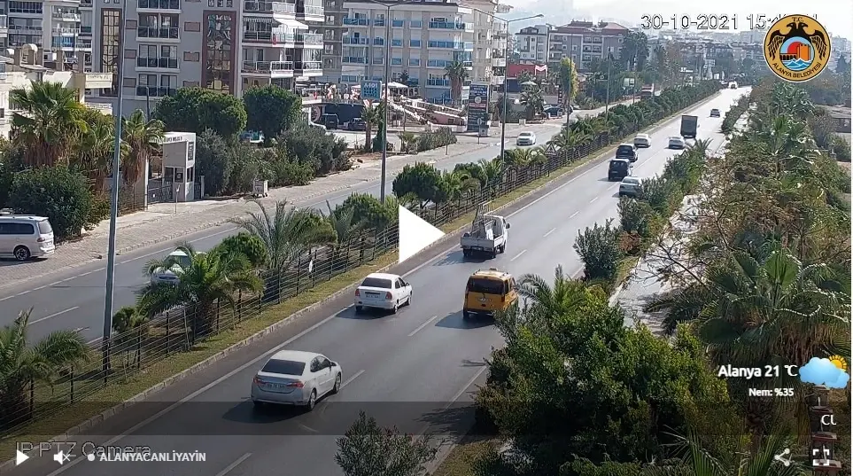 Alanya Kestel Sahili Canlı Kamera