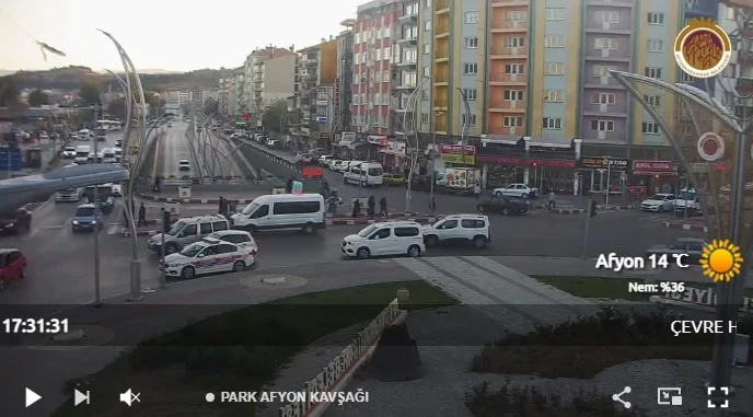 Park Afyon Kavşağı Canlı Kamera