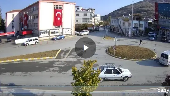 Kayseri Yahyalı Kaymakamlık Önü Canlı Mobese