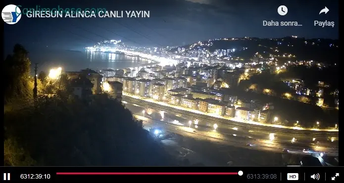 Giresun Alınca Canlı Mobese