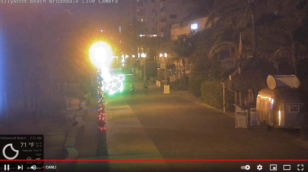 Channel 10 Hollywood Beach Cam