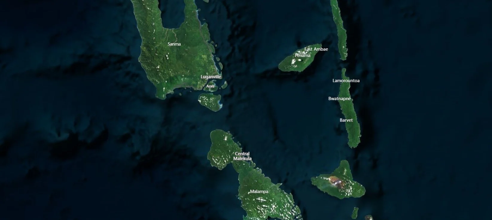 Vanuatu Uydu Görüntüsü Haritası