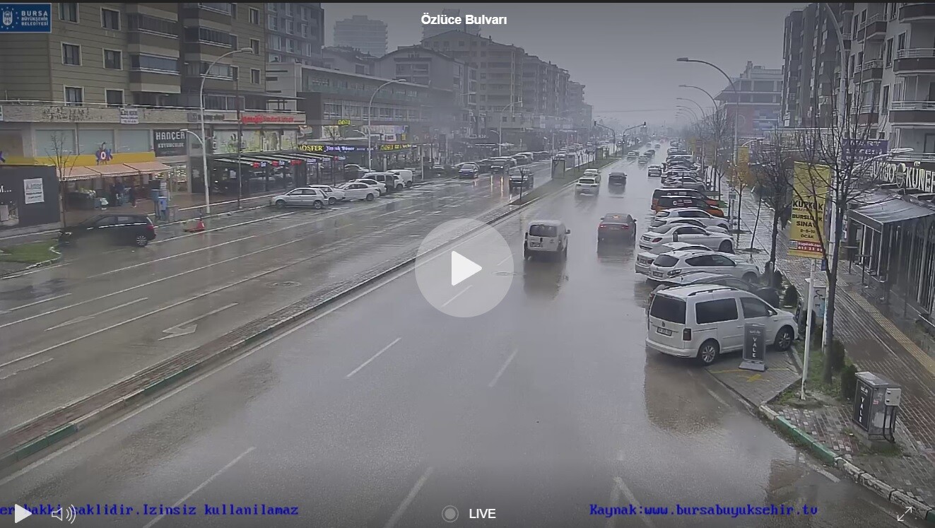 Bursa Özlüce Bulvarı Canlı Mobese İzle