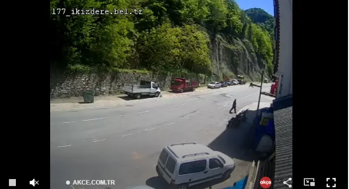 Rize İkizdere İspir Yolu Canlı Mobese