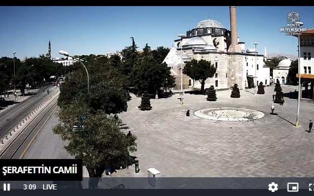 Konya Şerafettin Camii Canlı Mobese